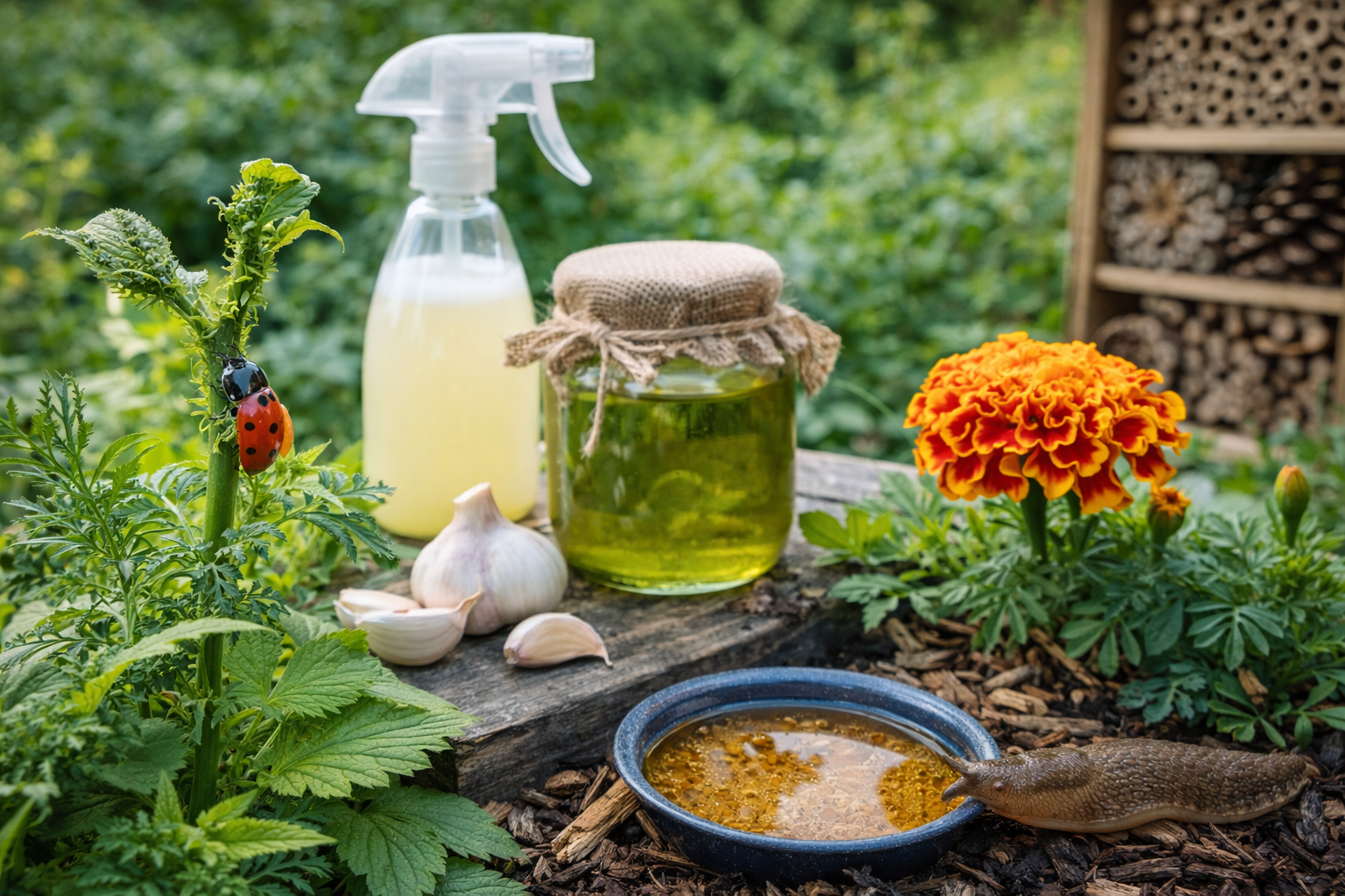 Naturalne sposoby na szkodniki w ogrodzie: skuteczne metody bez chemii
